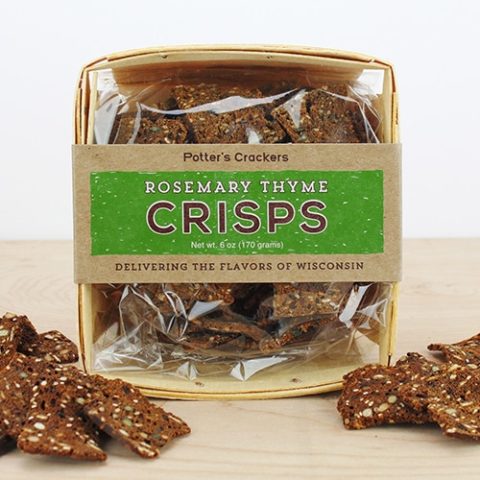Rosemary Thyme Crisps - Potters Crackers